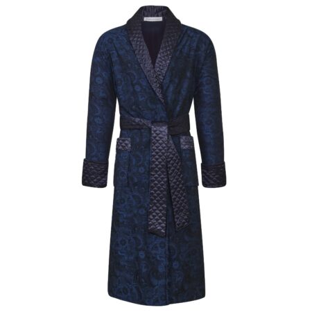 Sunsion Sherlock Men’s Long Smoking Jacket – Classic & Elegant
