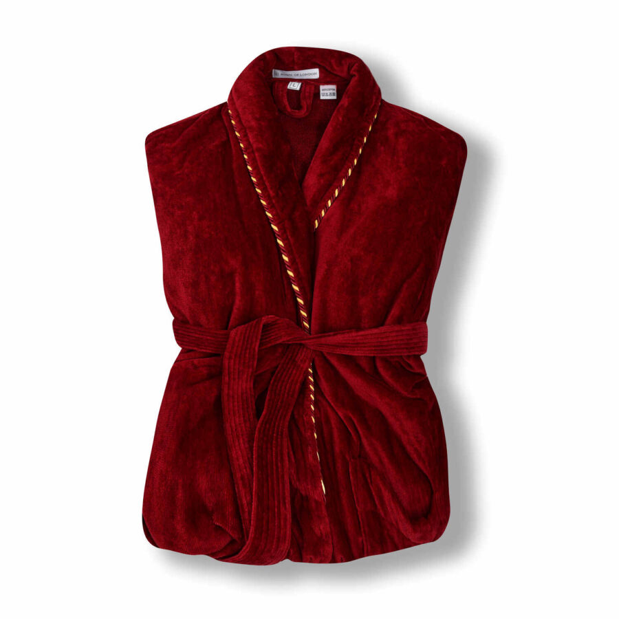 Sunsion Claret Velvet Robe Set – Luxury His & Hers Dressing Gown Bundle - Image 5