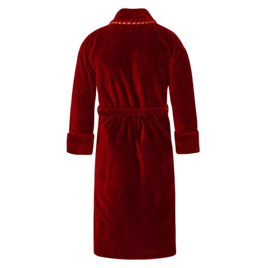 Sunsion Claret Velvet Robe Set – Luxury His & Hers Dressing Gown Bundle - Image 4