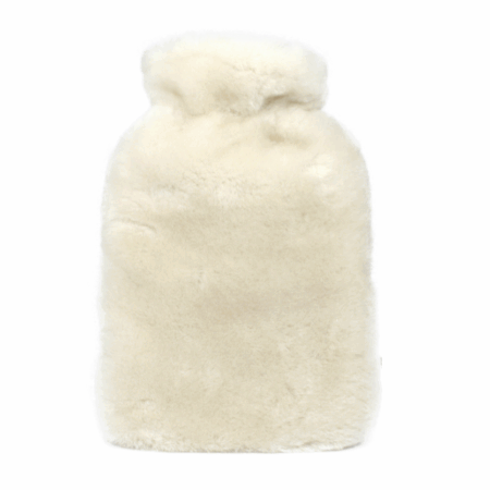 Sunsion Natural Sheepskin Hot Water Bottle Cover – Soft & Cozy