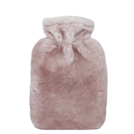 Sunsion Rose Sheepskin Hot Water Bottle Cover – Soft & Luxurious
