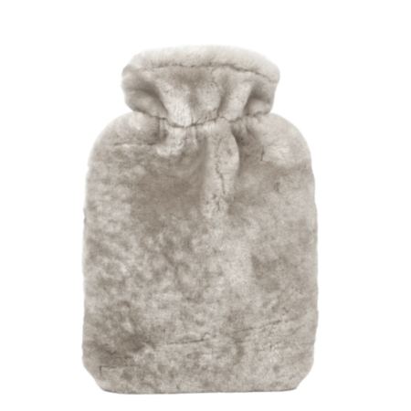 Sunsion Beige Sheepskin Hot Water Bottle Cover – Cozy & Soft