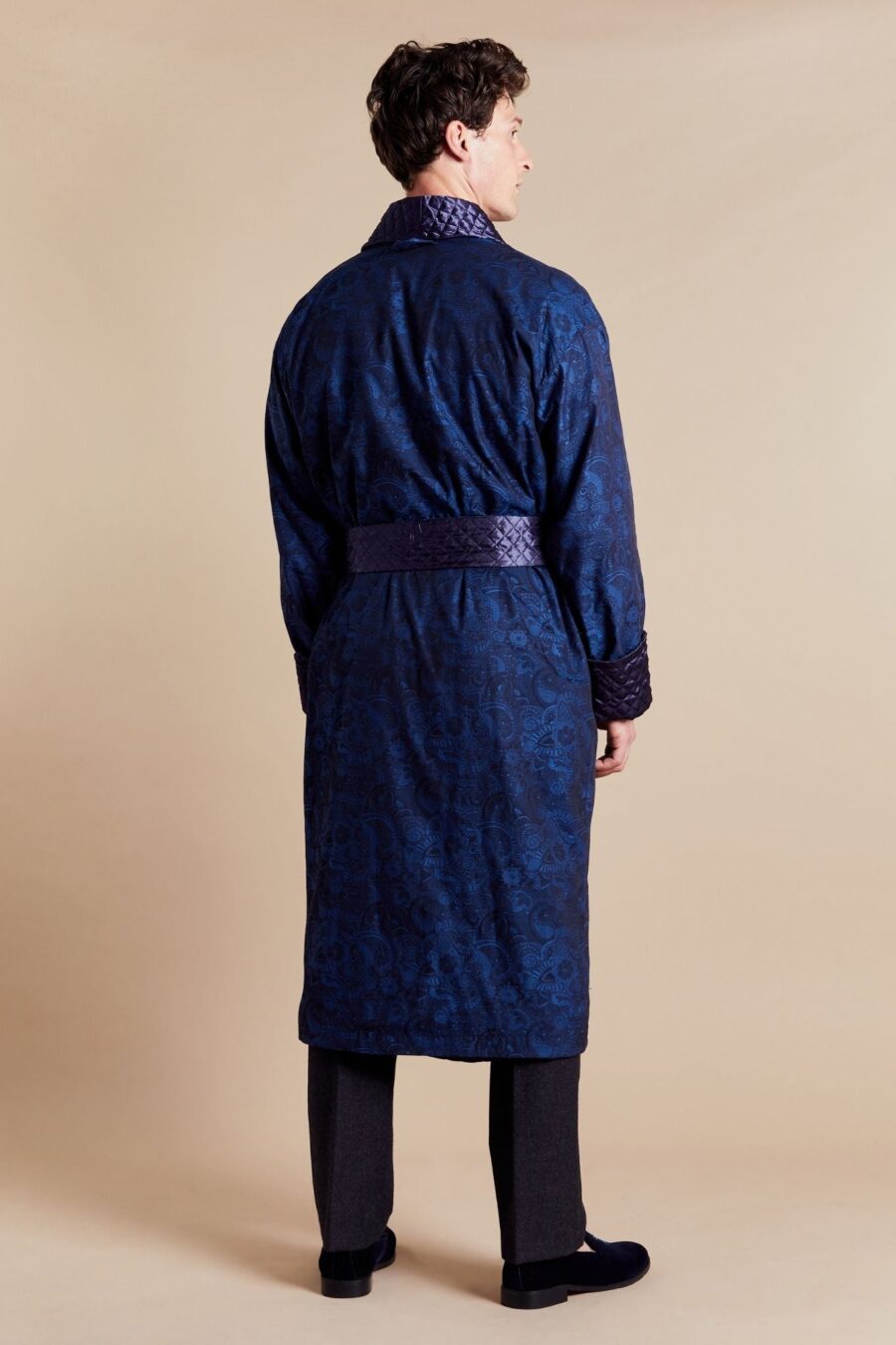 Sunsion Sherlock Men’s Long Smoking Jacket – Classic & Elegant - Image 5